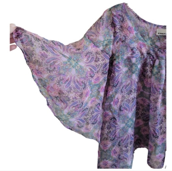 Vintage Paisley blouse - Picture 2 of 3